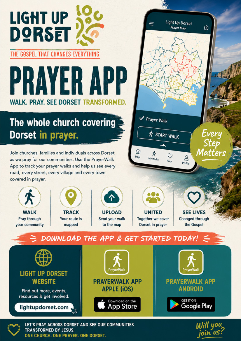 Light Up Dorset - prayer-walking app